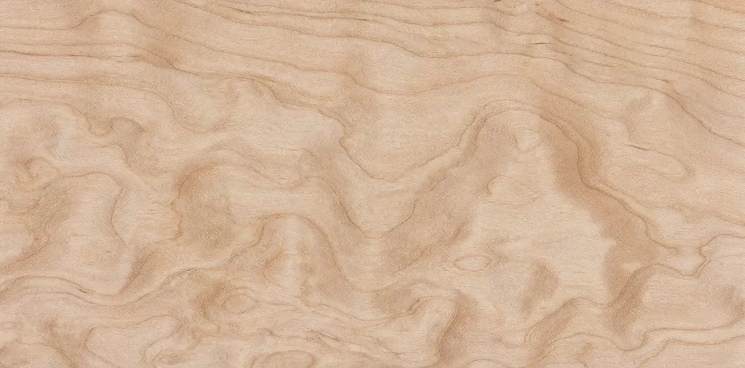 Quilted maple wood